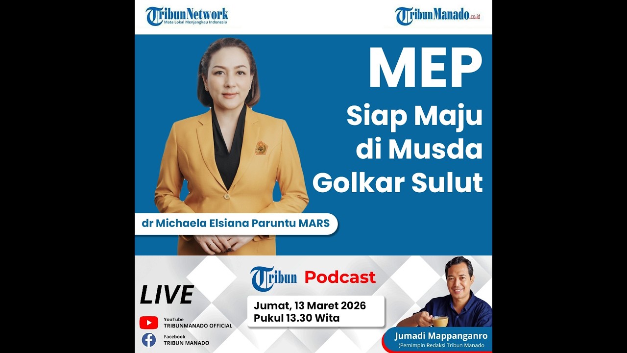 Tribun Podcast: MEP Siap Maju di Musda Golkat Sulut