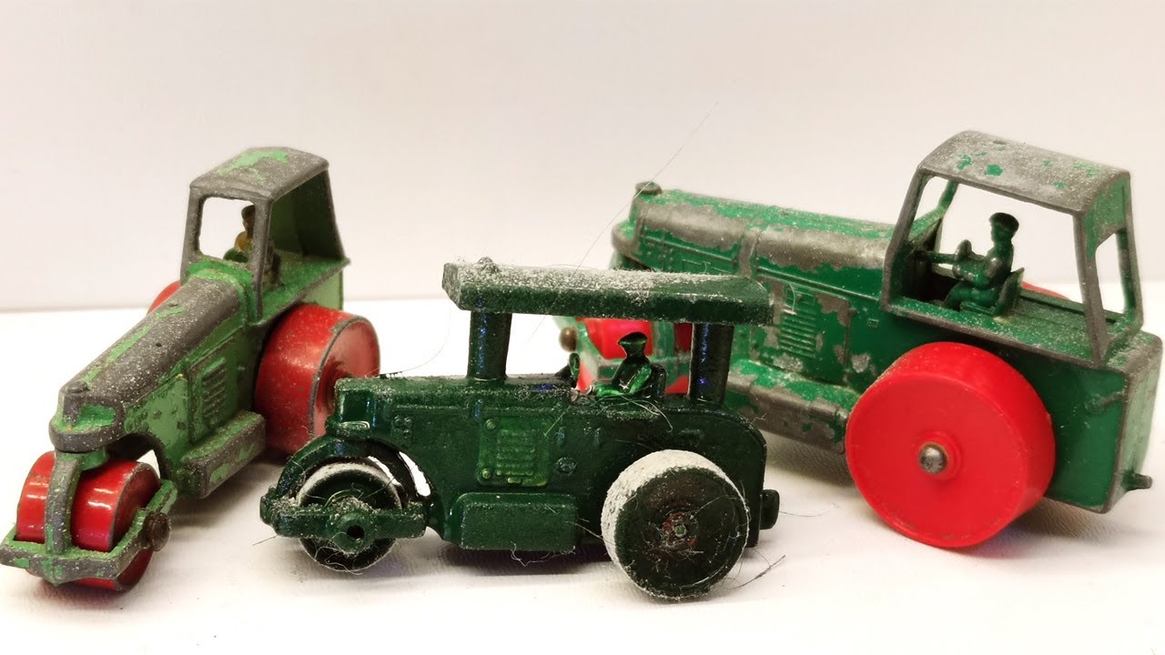 Дорожный каток Matchbox Renewal No. 1 Литая модель игрушки.