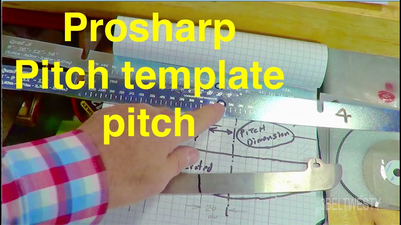 Prosharp template pitch dimension skate profiling sharpening AS 2001