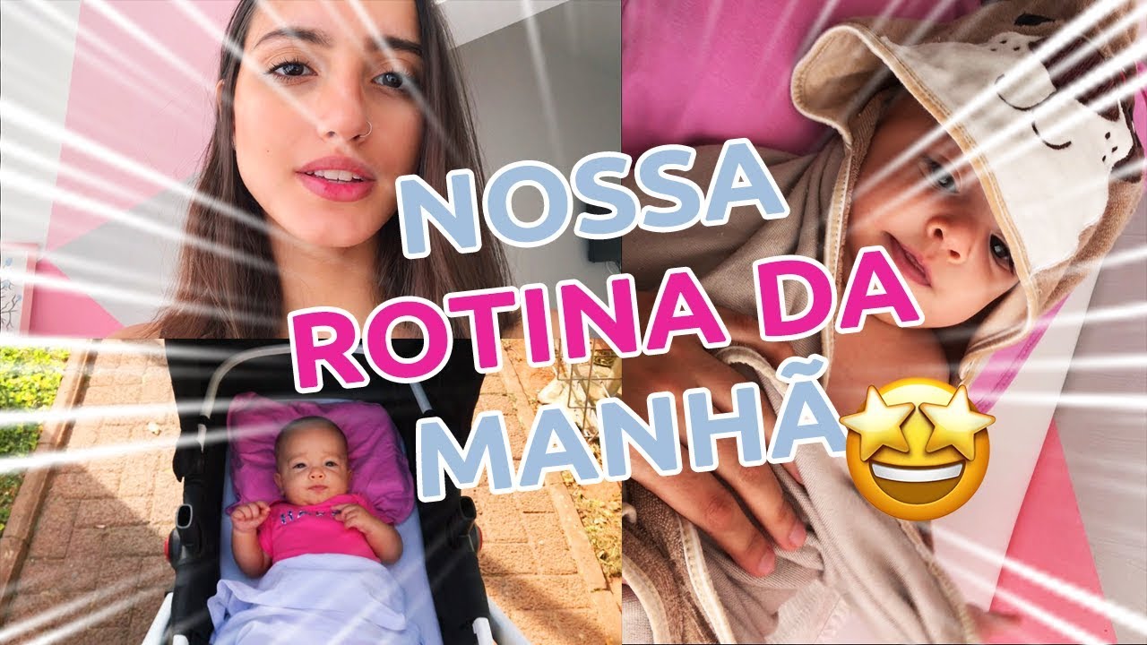ROTINA DA MANHÃ COM A BEBÊ - MÃE AOS 16 | Viviane Garcia