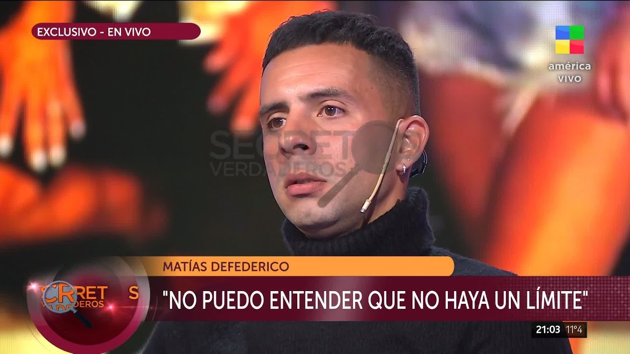 🔴 MATÍAS DEFEDERICO habló de la relación con su madre: 
