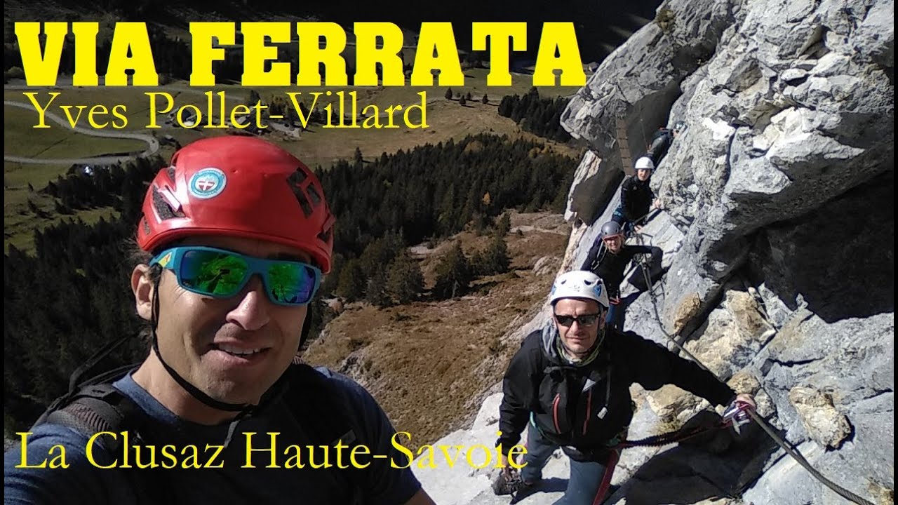 Via Ferrata Yves Pollet-Villar la Clusaz EVOLUTION