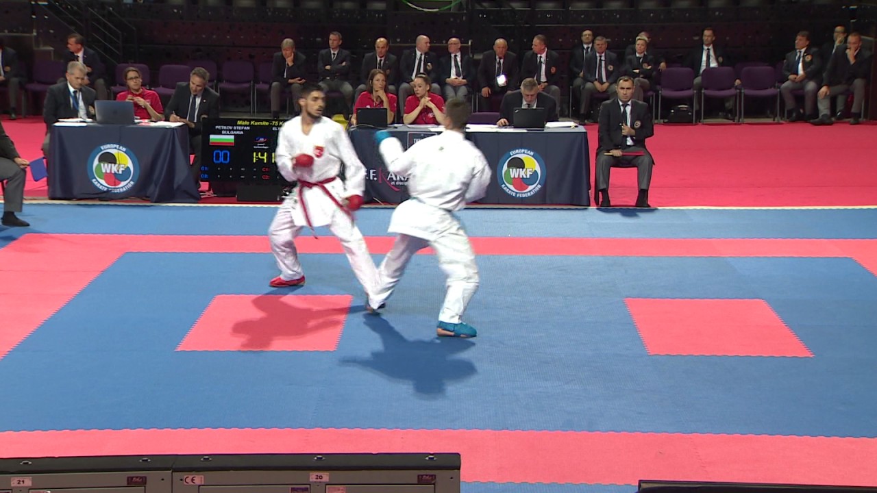 ERMAN ELTEMUR (TUR)-- STEFAN PETKOV (BUL) EUROPEAN KARATE CHAMPİONSHİPS MONTPELLİER 2016