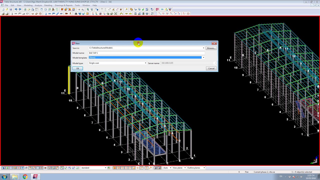 02 TEKLA PHO CAP  CAI DAT VA THAO TAC CO BAN TRONG TEKLA