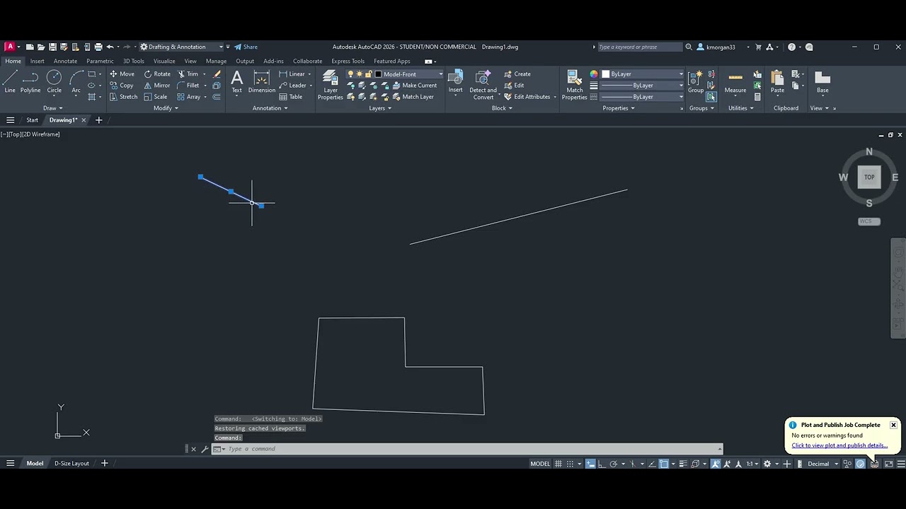 AutoCAD 2D Objects and Precision Drawings
