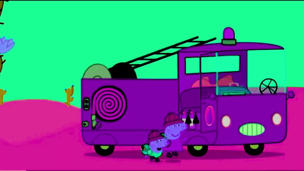 Wew ! Wew ! Firetruck To The Rescue ! / @PeppaPigOfficial / Sponsored By Gamavision Csupo Effects