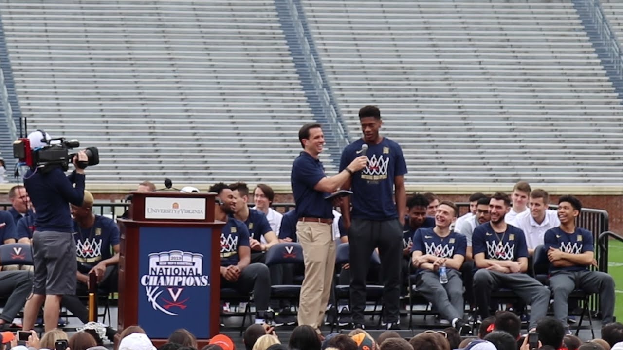 National Championship Celebration at Scott Stadium!