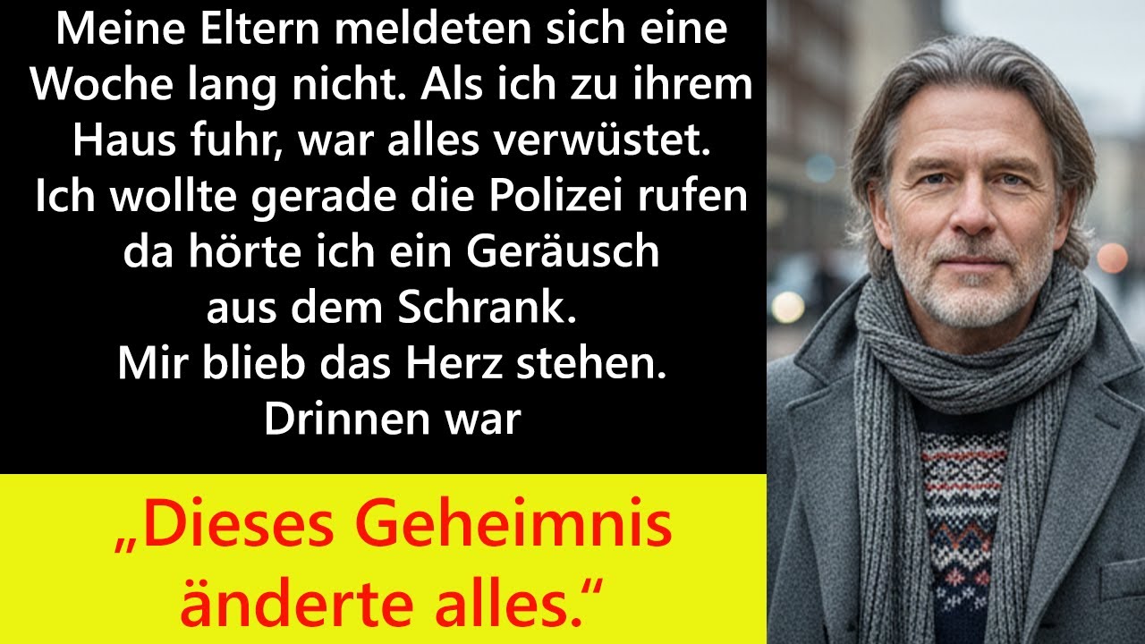 „Meine Eltern waren weg – doch im Schrank war ich plötzlich nicht mehr allein“