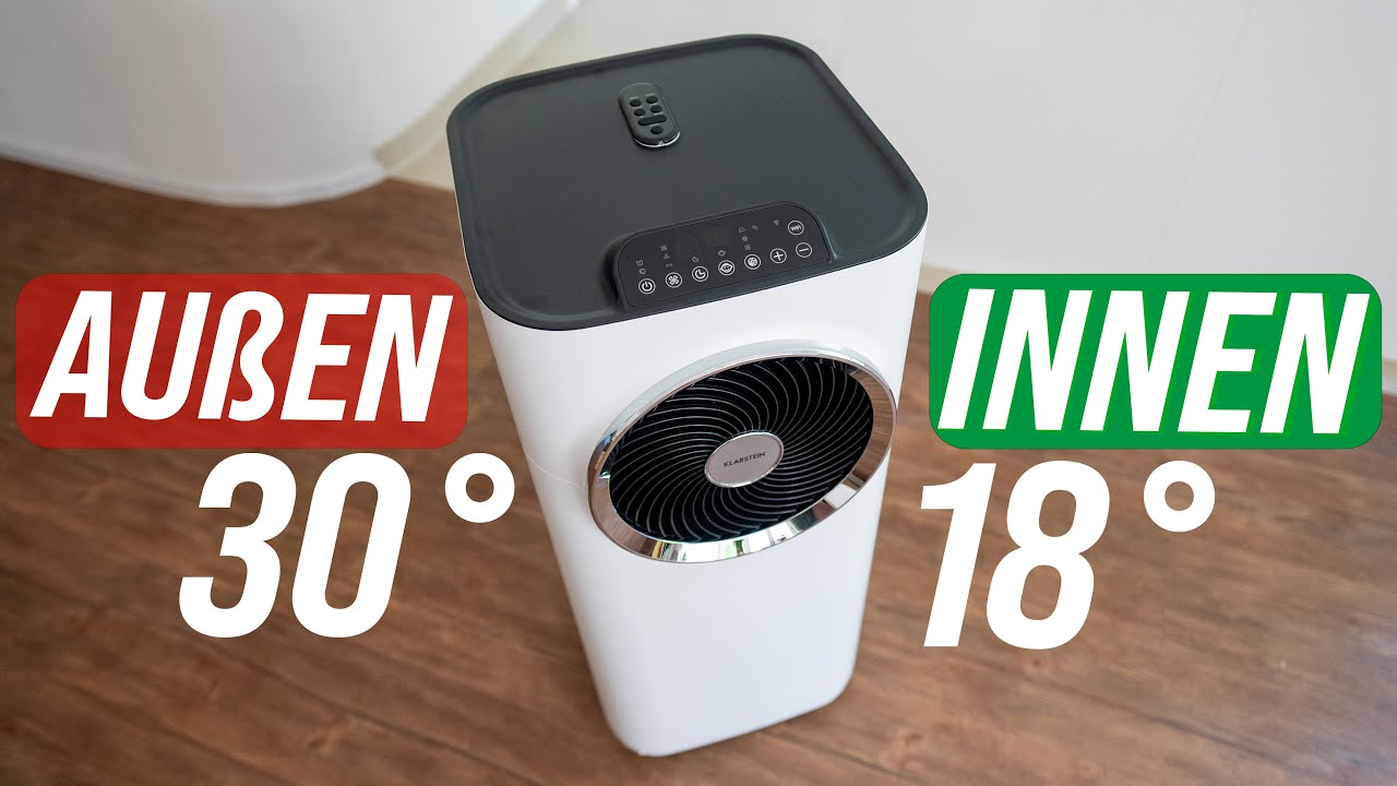 EISKALT abserviert:  Mobile Klimaanlage von Klarstein im Hitzetest!