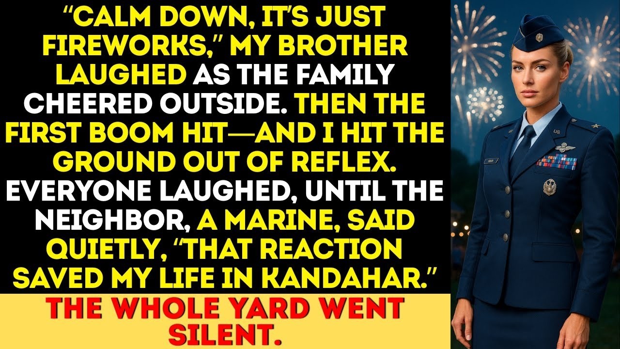 They Laughed When I Flinched at Fireworks &mdash; Until the Marine Next Door Realized Who I Was
