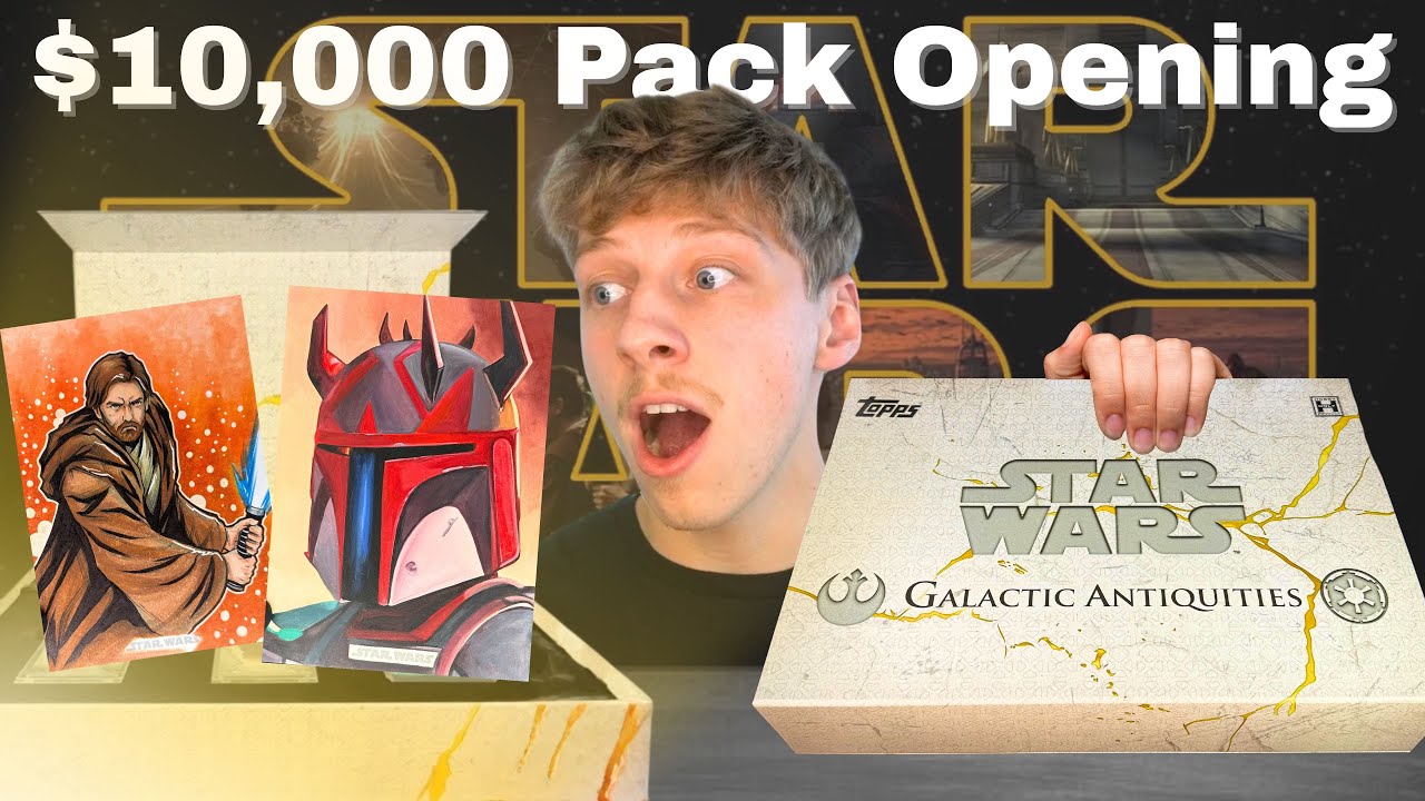 Opening the MOST EXPENSIVE Star Wars Boxes!! Galactic Antiquities Opening!