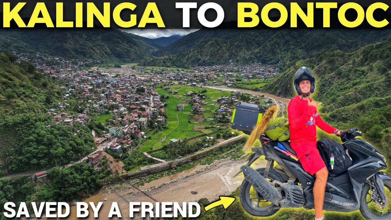 MOTOR TROUBLE In PHILIPPINES MOUNTAINS - Saved By Boy Perstaym (Kalinga to Bontoc)