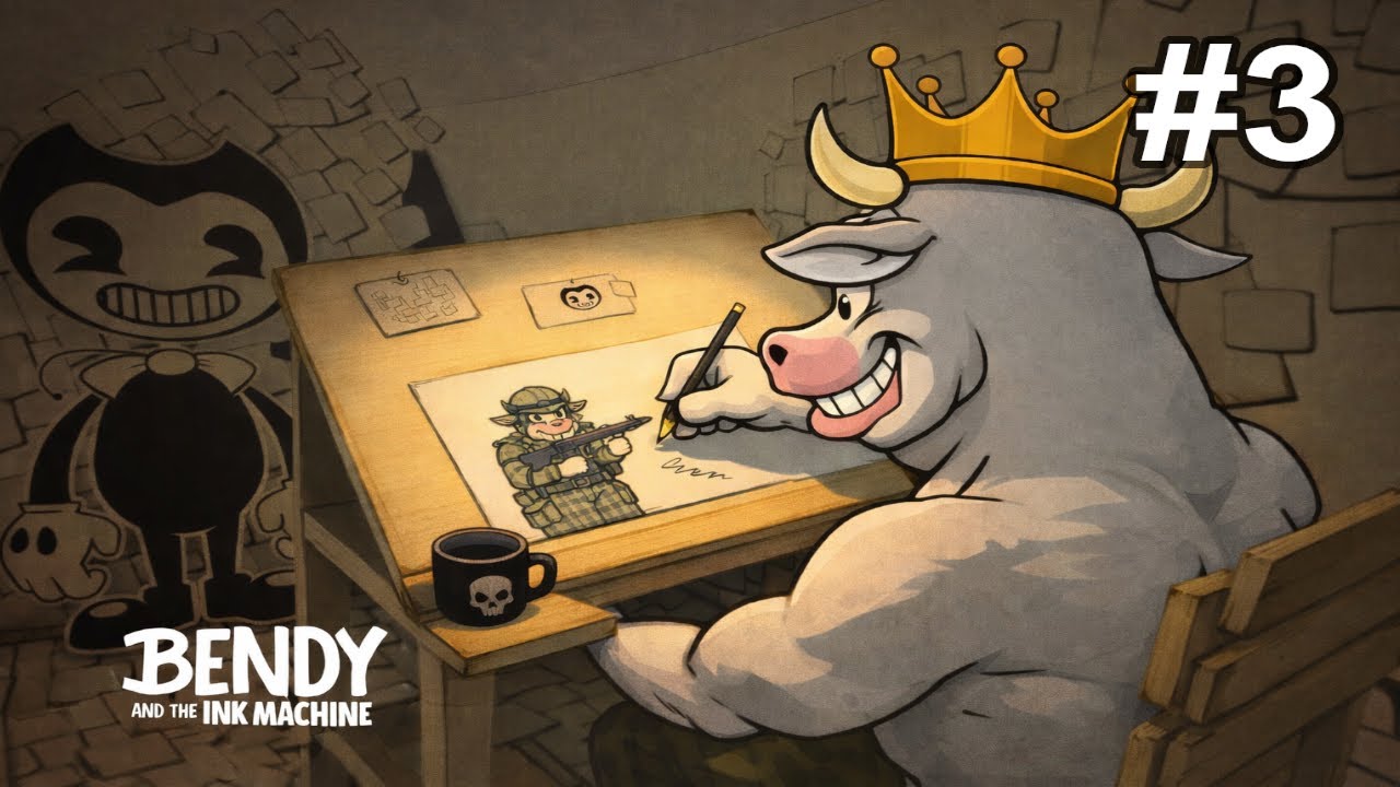 В игре Bendy and the Ink Machine Натти идёт на свидание с ангелом.