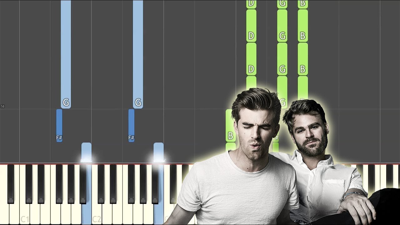 Sick Boy (The Chainsmokers) Full Piano Part - Synthesia