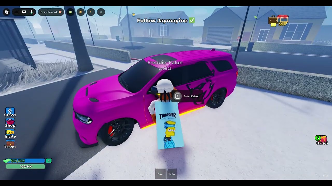 Roblox cali shootout wit ma gng  killing and catching.