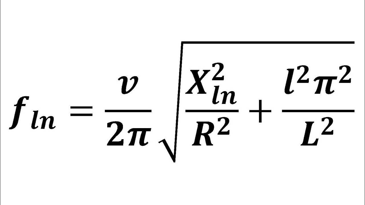 Cylindrical Cavity Resonator | Solving The Wave Equation