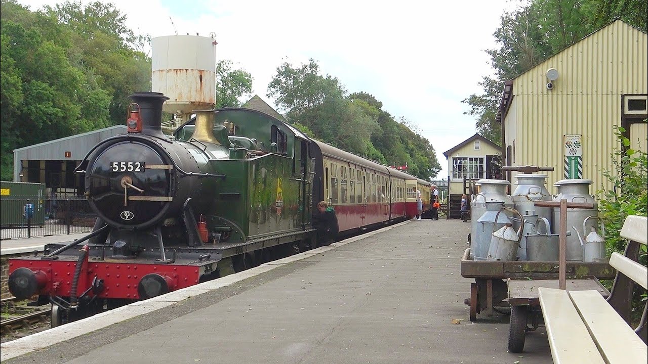 A Ride On The Bodmin & Wenford Steam Railway Ft Newly Restored 5552 - 19/08/23