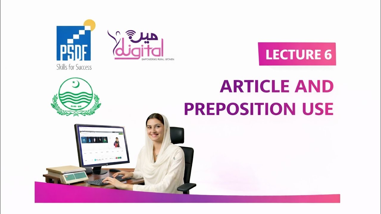 PSDF Preparation | English Lecture 6 | Articles & Prepositions Explained | MCQs & Tricks