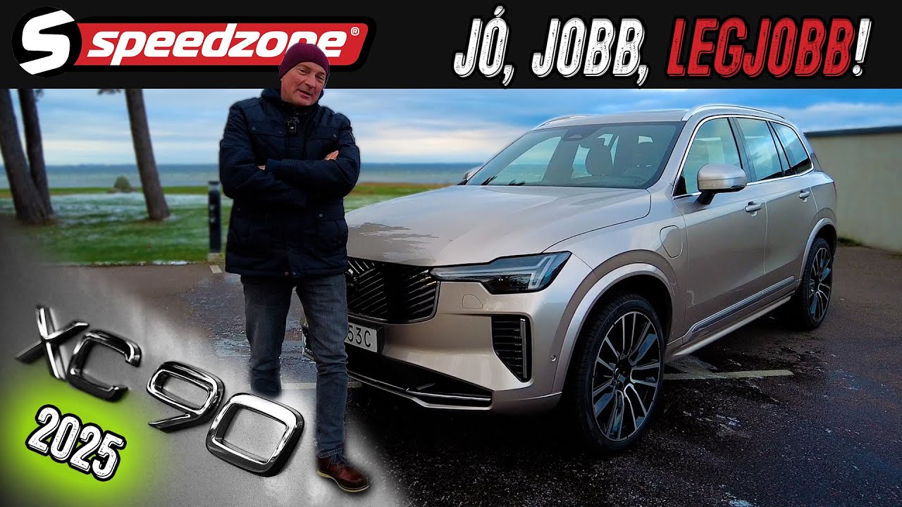 Volvo XC90 PHEV (2025): Jó, jobb, legjobb! - Speedzone teszt
