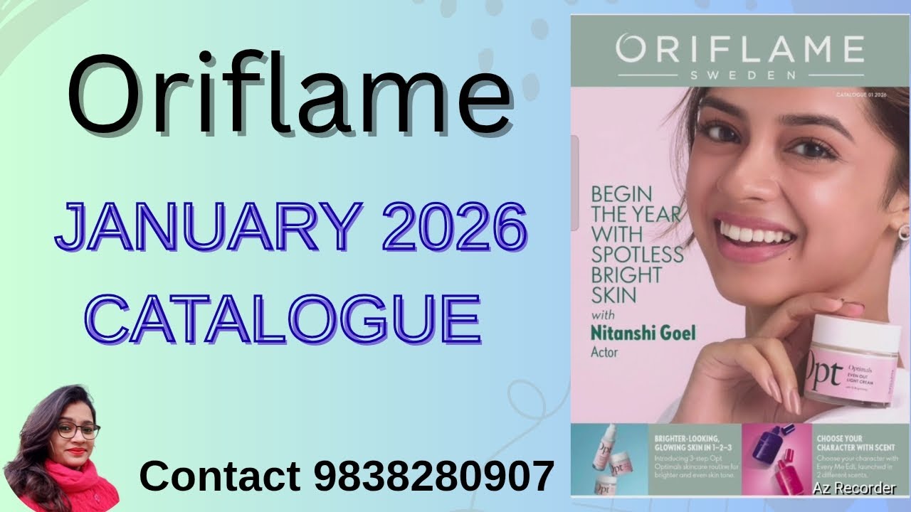Oriflame January 2026 Catalogue| Order Your favourite product Or Transform lives with us  