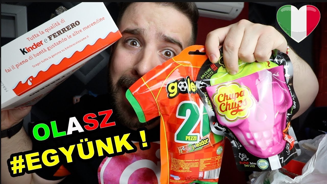 HAL&Aacute;LFEJ NYAL&Oacute;KA &eacute;s KINDER SZENDVICS ! | OLASZ &Eacute;DESS&Eacute;GEK K&Oacute;STOL&Aacute;SA #EGY&Uuml;NK !