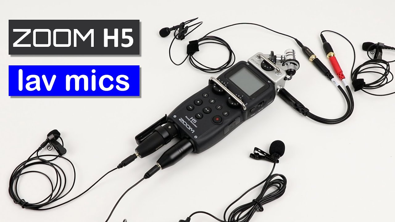 Zoom H5: Подключение петличных микрофонов | Адаптеры и настройки