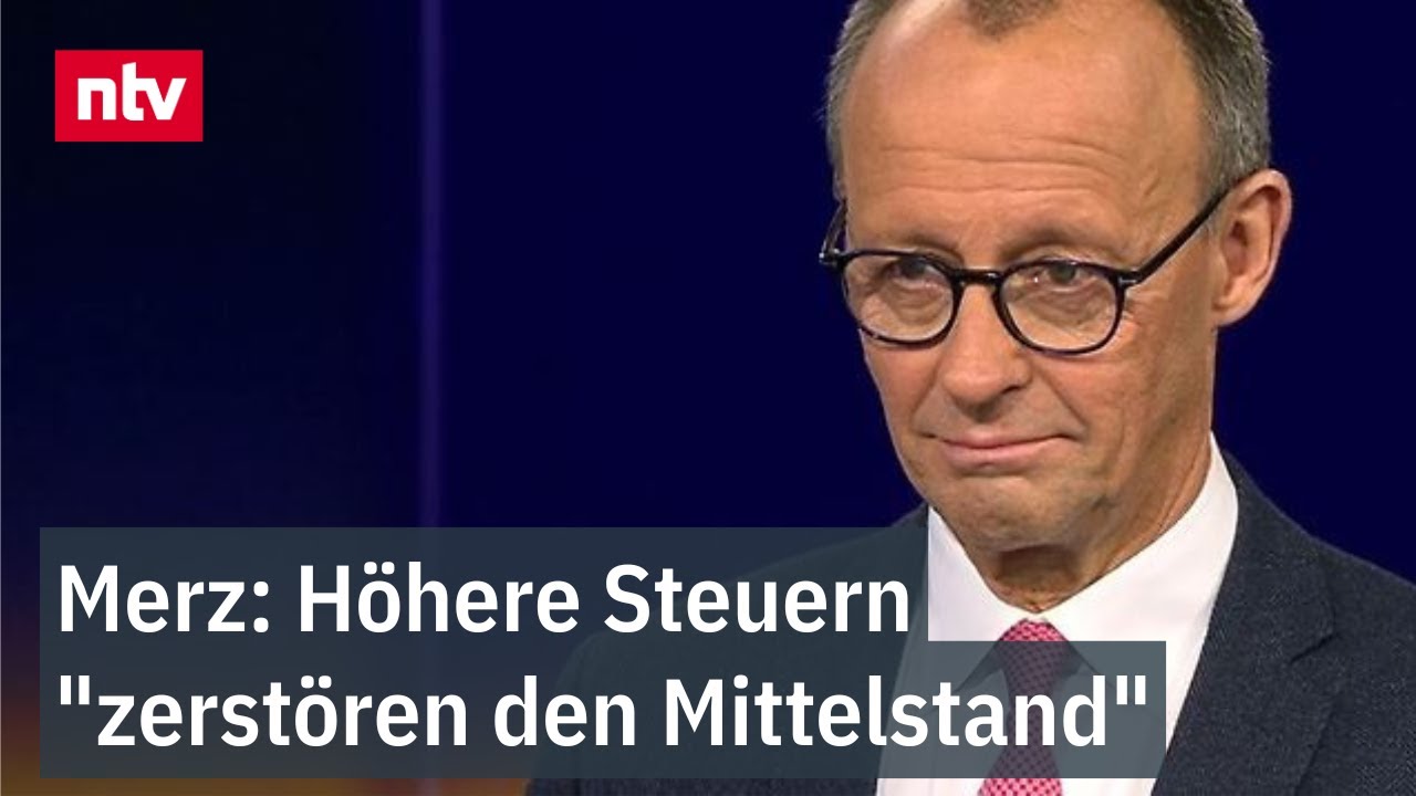 Merz: H&ouml;here Steuern 