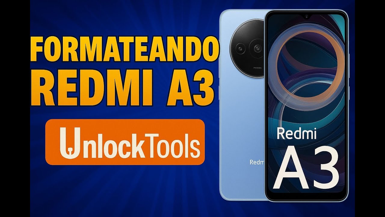 Formatear Redmi A3# no da Factory reset (SOLUCION) Frp y Hard reset Redmi A3, A3x UNLOCK TOOL