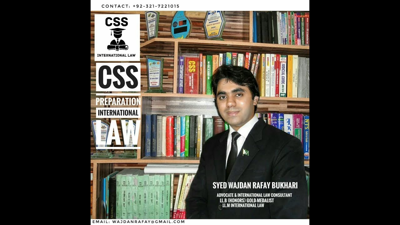 Introduction to International Law for CSS and LLB students