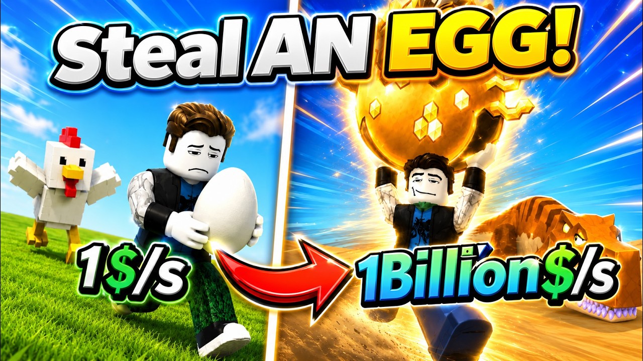 От новичка до максимальной скорости в STEAL AN EGG!
