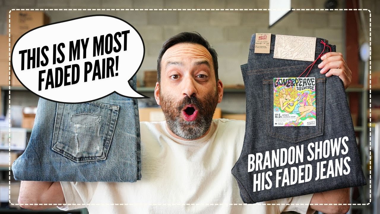 Raw Denim Fade Review - Vulgar Selvedge - Worn For Years By Brandon