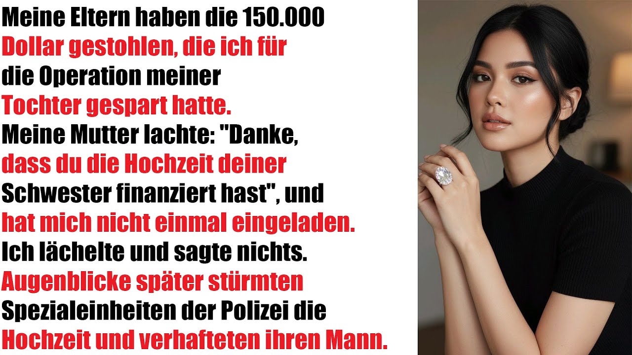 Meine Eltern stahlen 150.000$ für die OP meiner Tochter –