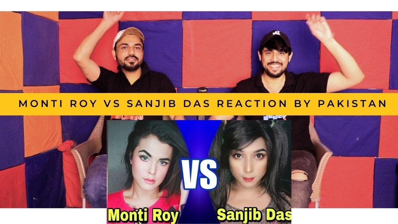 Pakistani Reaction on Monti Roy VS Sanjib Das Transformation Tiktok | Aoun Rizvi & M Khubsurat