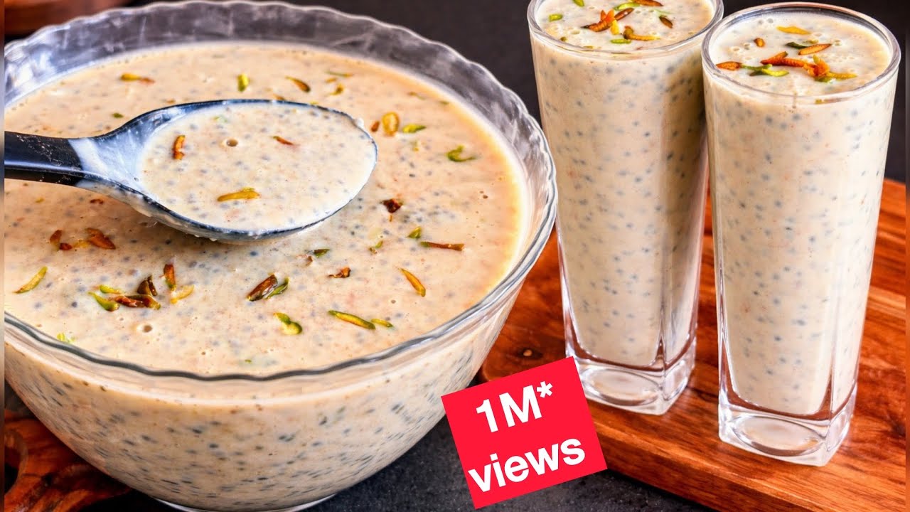 Ramadan Special Drink Recipe  / Creamy Healthy Drinks For Iftar / Summer Special Drinks Recipe 
