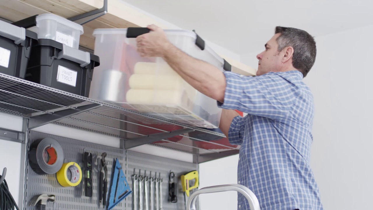 How To: Organize Your Garage With Shelving