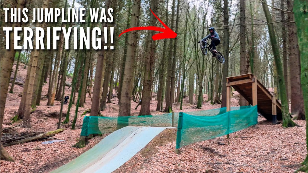 I WAS TOO SCARED TO RIDE THIS HUGE JUMPLINE!!