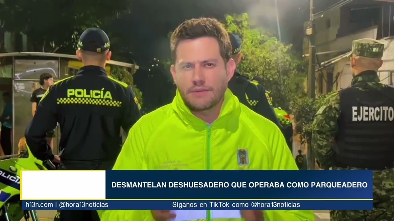 Parecía un parqueadero normal: desmantelan un deshuesadero de carros en Medellín