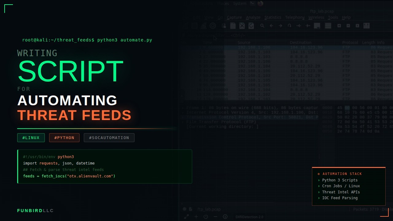 Writing a Bash Script to Automate Threat Feeds on Linux | SOC Analyst Lab