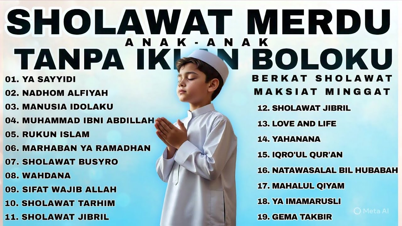 SHALAWAT ANAK-ANAK TERPOPULER 2026 🕌 Full Album 1 Jam Merdu & Penyejuk Hati