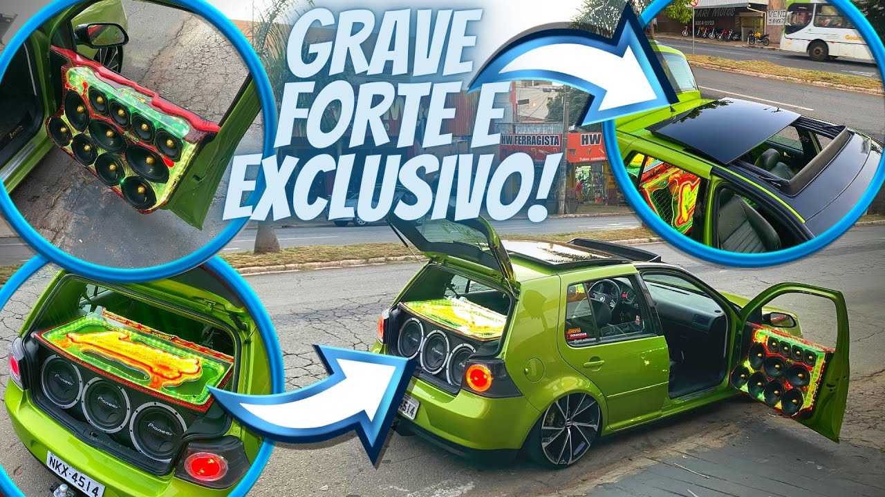 GOLF COM TETO GIGANTE \ VERDE \ 6 GRAVES \ TODO NO ACRÍLICO ABELVOLKS \ COM PROJETOR DA HAILUX