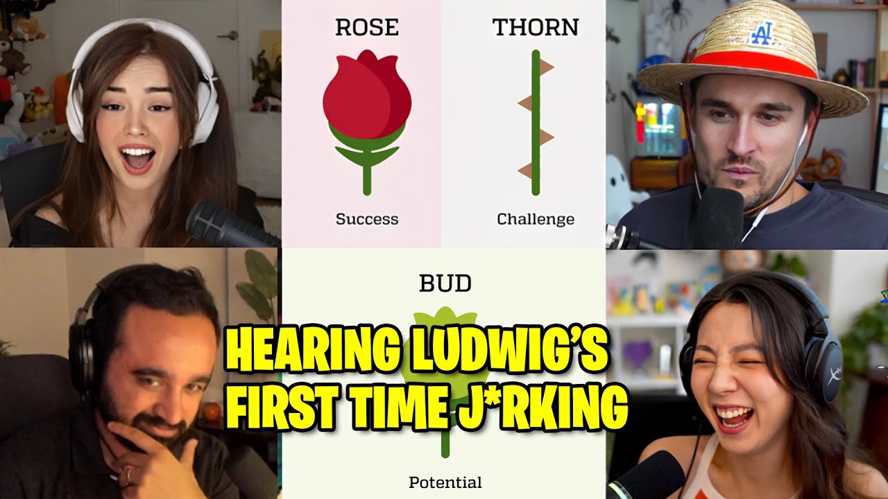Valkyrae plays Rose Buds & Thorn with Ludwig, Fuslie and Squeex