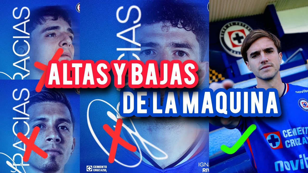ALTAS Y BAJAS DE CRUZ AZUL // NACHO RIVERO SE VA #ligamx #futbol #cruzazul #refuerzo 