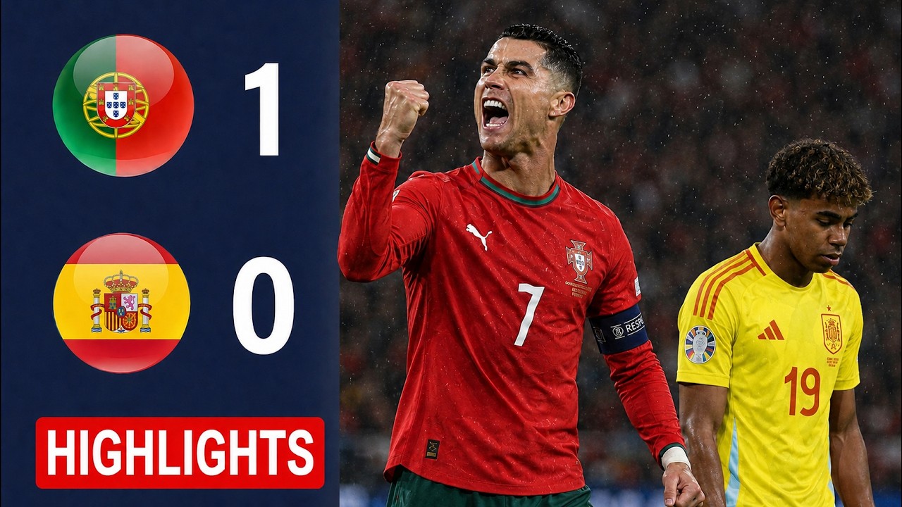 Portugal 1-0 Spain | Highlights and All Goals