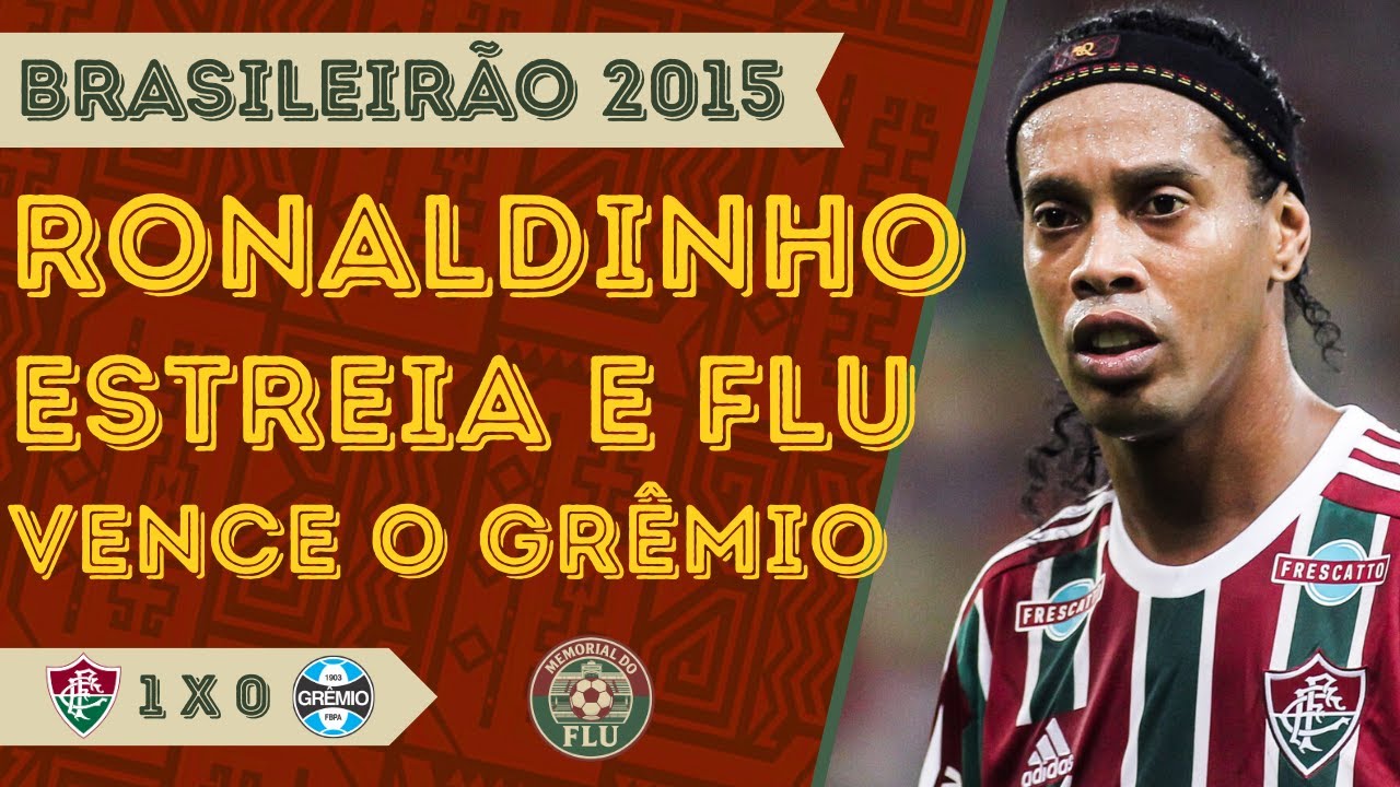 RONALDINHO (Fluminense) vs Grêmio | TODOS OS LANCES do Bruxo de Armadura | BRASILEIRÃO 2015