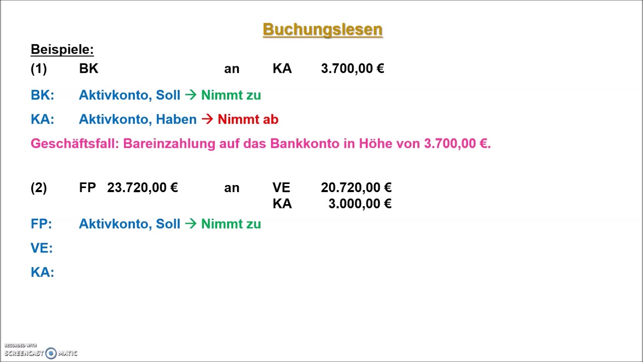 BwR 7 - Buchungslesen