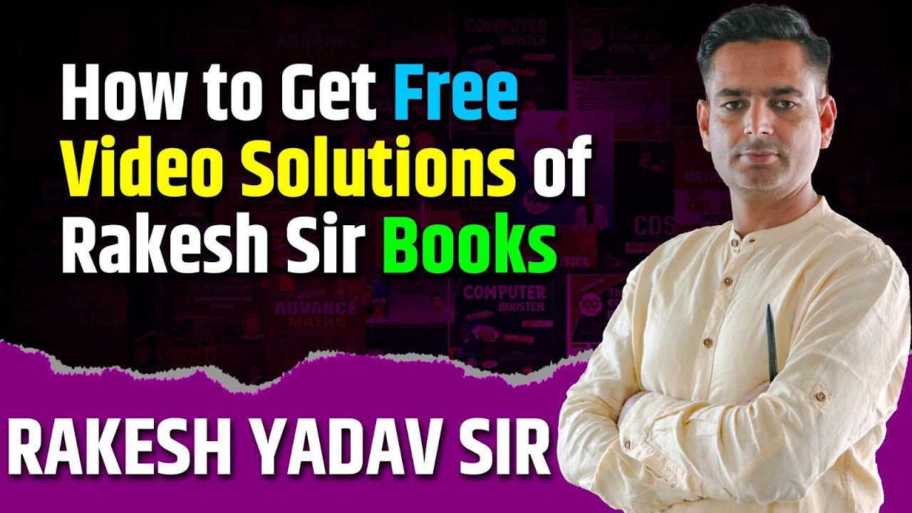 HOW TO GET FREE VIDEOS OF OUR BOOKS || VIDEO SOLUTIONS OF RYP BOOKS || #ssc #rakeshyadavsir