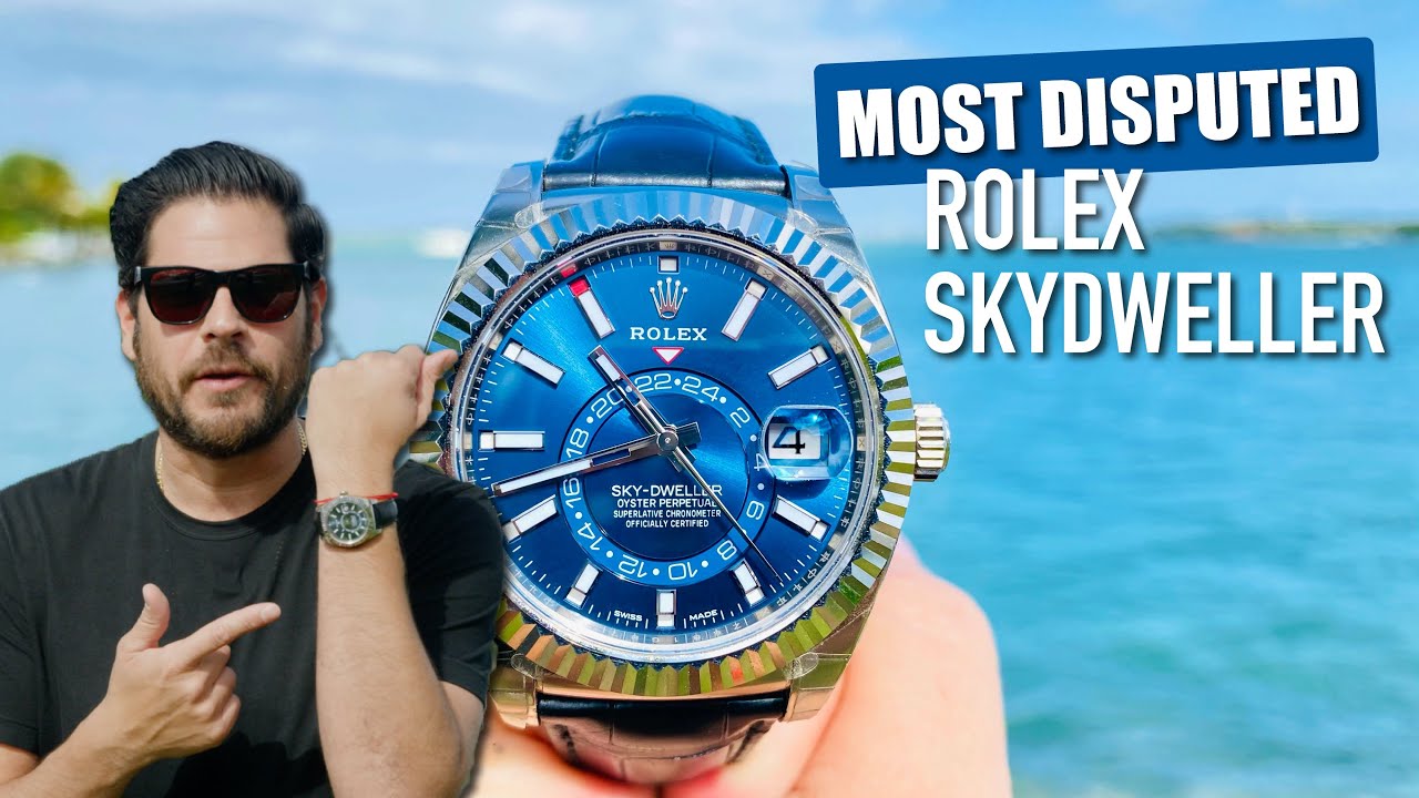 Does This Rolex Even Exist?! - Sky-Dweller Blue Dial White Gold!!