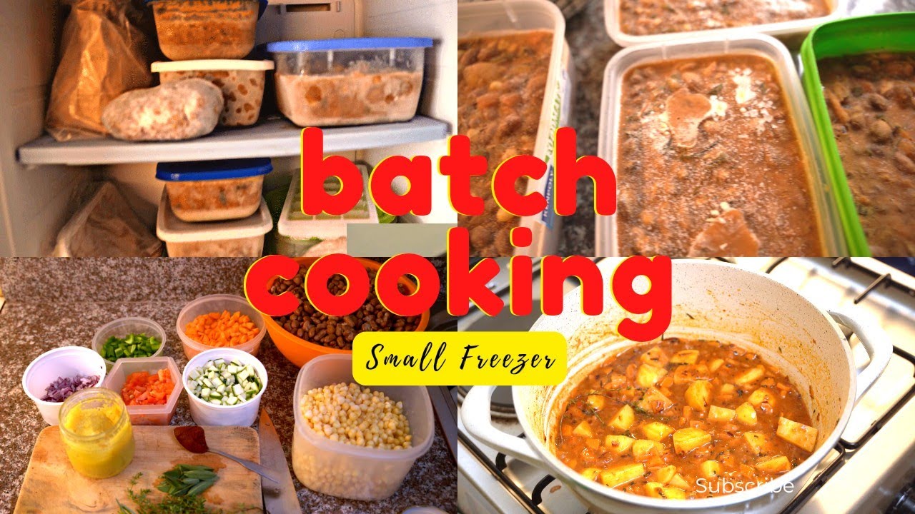 How to BATCH COOK when you have a small freezer | Batch Cook with Me 2022