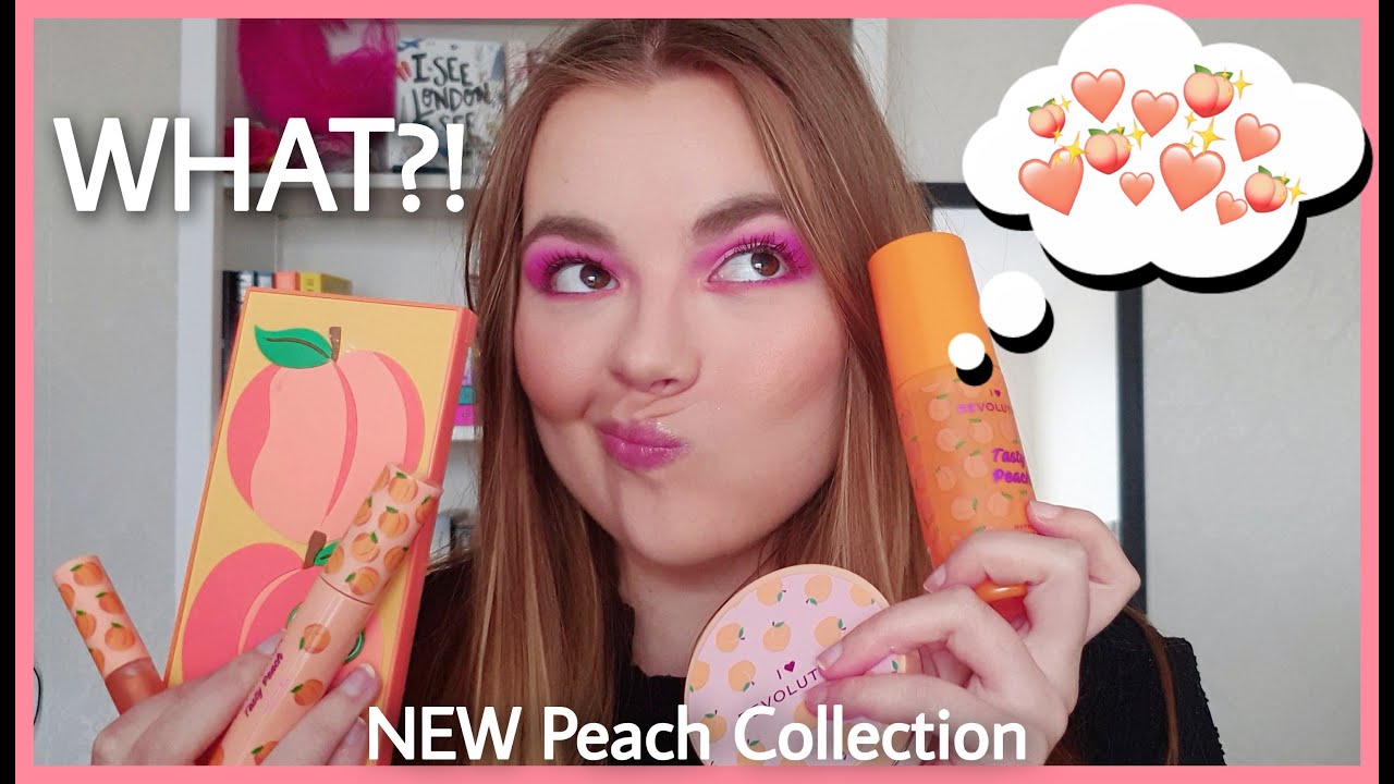 TESTING the NEW I Heart Revolution PEACH Collection... OMG!!