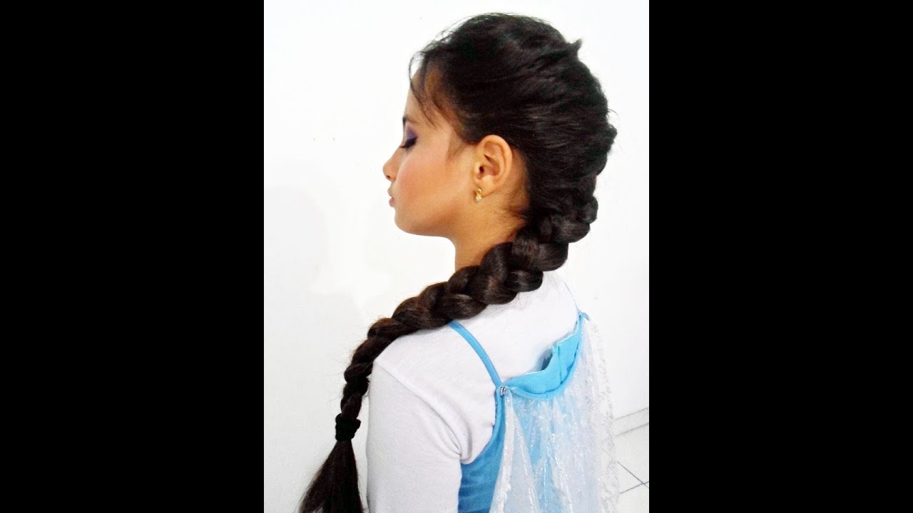 Trança Elsa Frozen